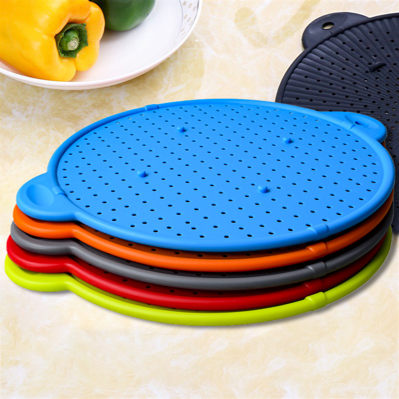 Commercial Kitchen Oil Filter - Coperchio in Silicone Antispruzzo e Antiaderente,