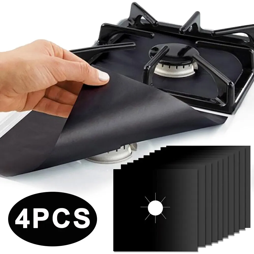 Commercial Kitchen Hood Cleaning - 4 pezzi protezione fornello a gas