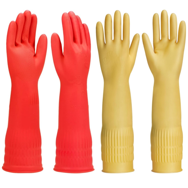 Commercial Kitchen Gloves - Guanti per pulizia in gomma extra
