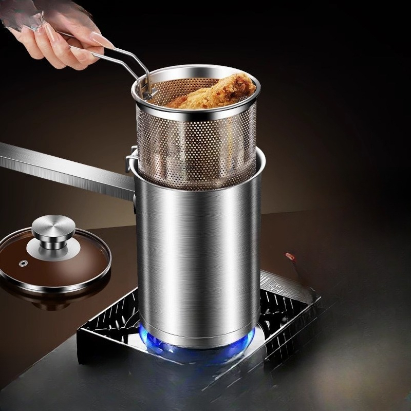 Induction Cooker Commercial - Friggitrice in acciaio inox 304, pentola