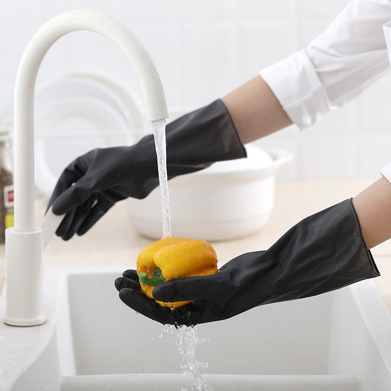1 paio di guanti neri lavaggio - Commercial Kitchen Gloves recensione e prezzo