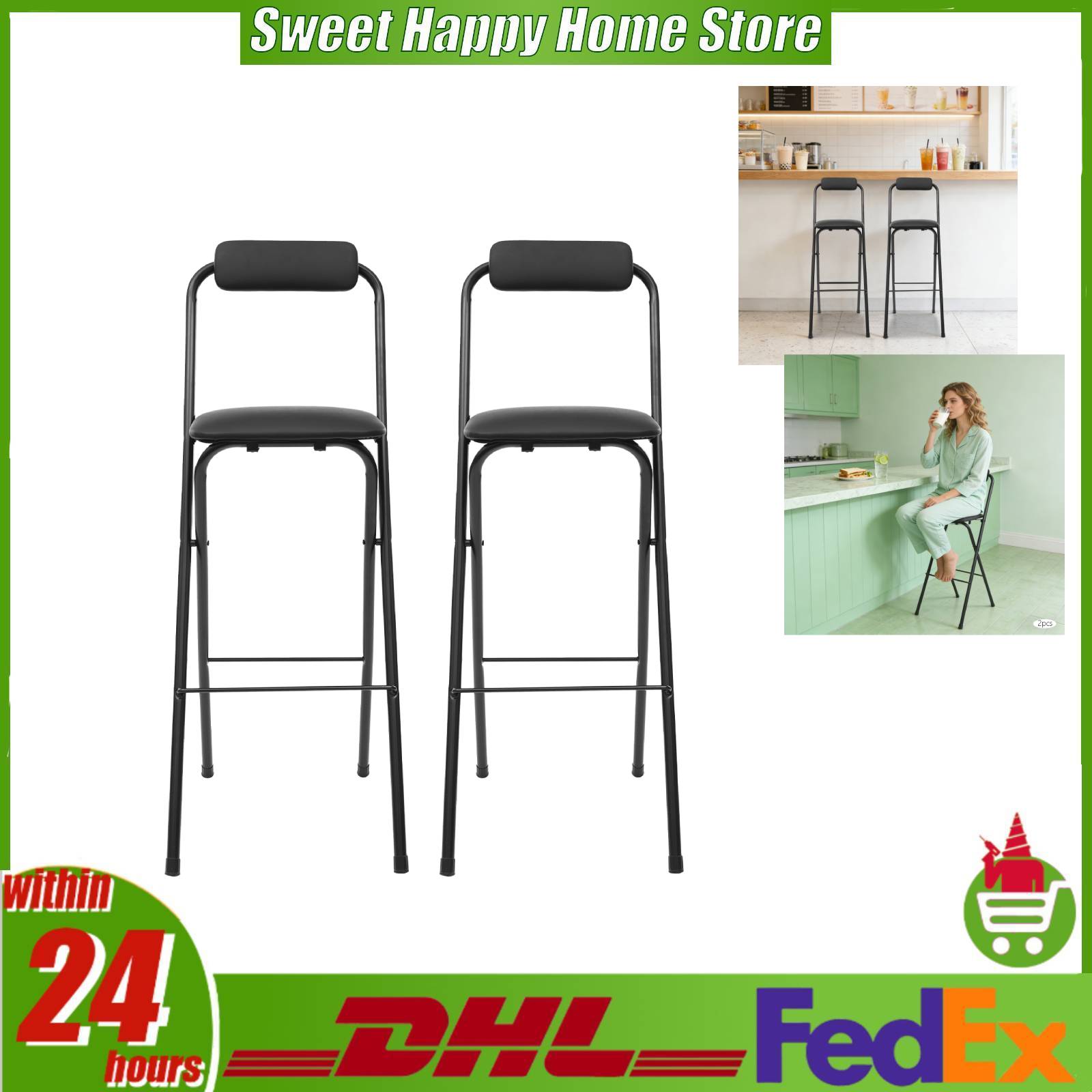 Set di 2 Sgabelli da Bar Piegh - Commercial Kitchen Hardware recensione e prezzo