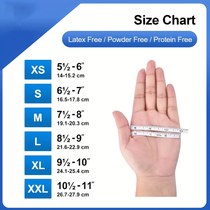 50/100PCS Guanti in nitrile bl - Commercial Kitchen Gloves recensione e prezzo